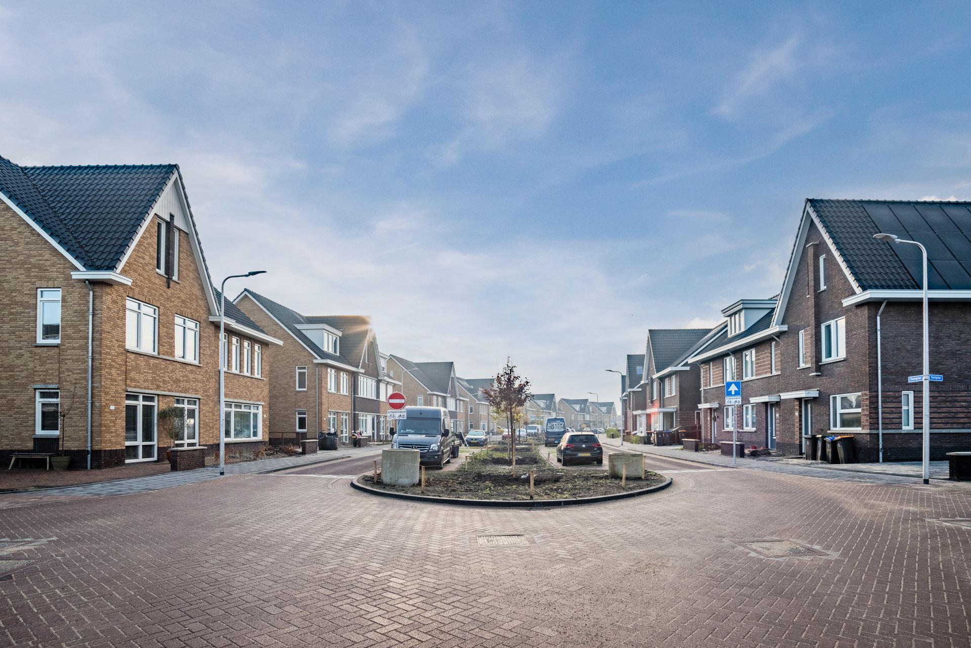 Foto van een rotonde in Montfoort